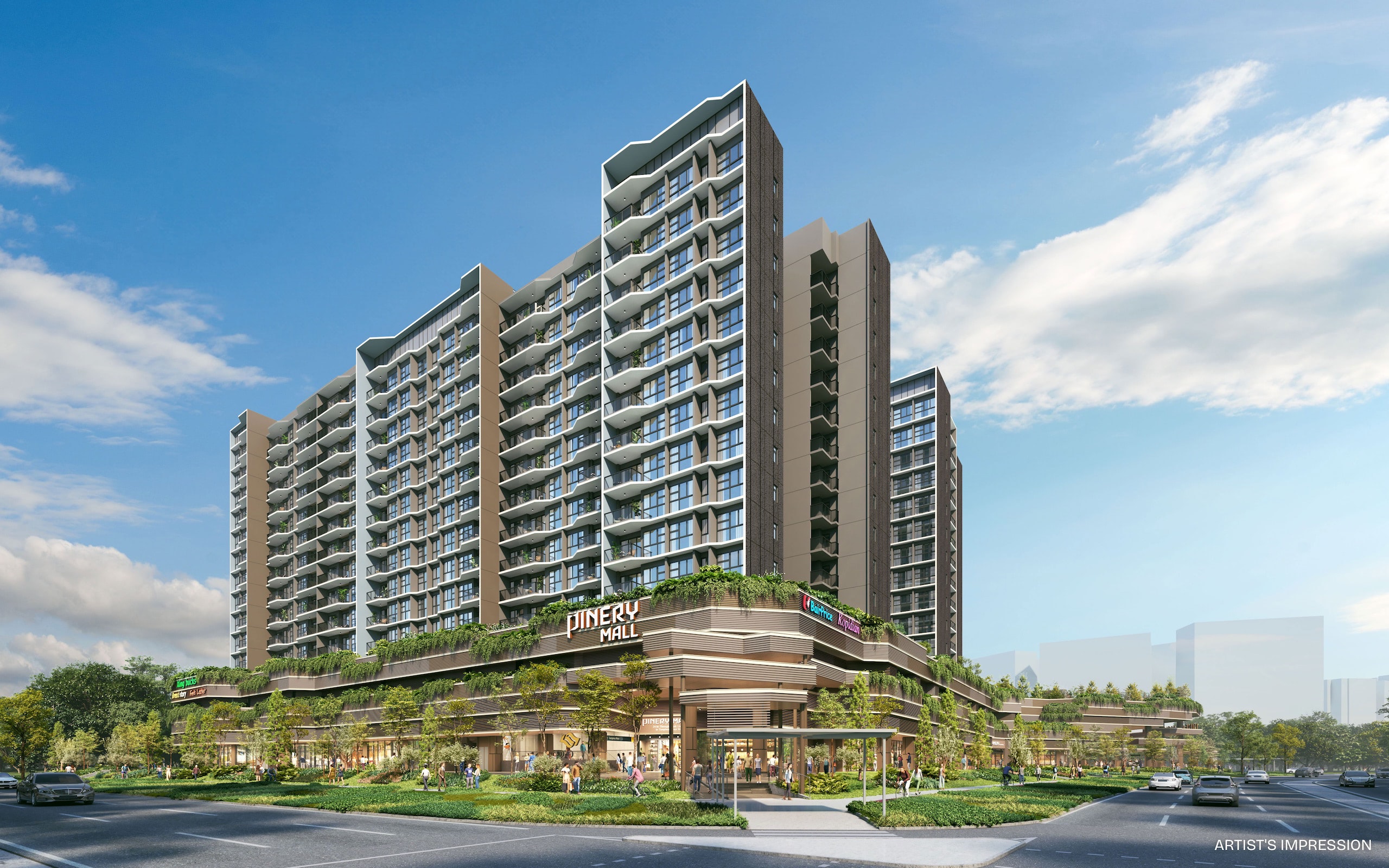 Pinery Residences Facade